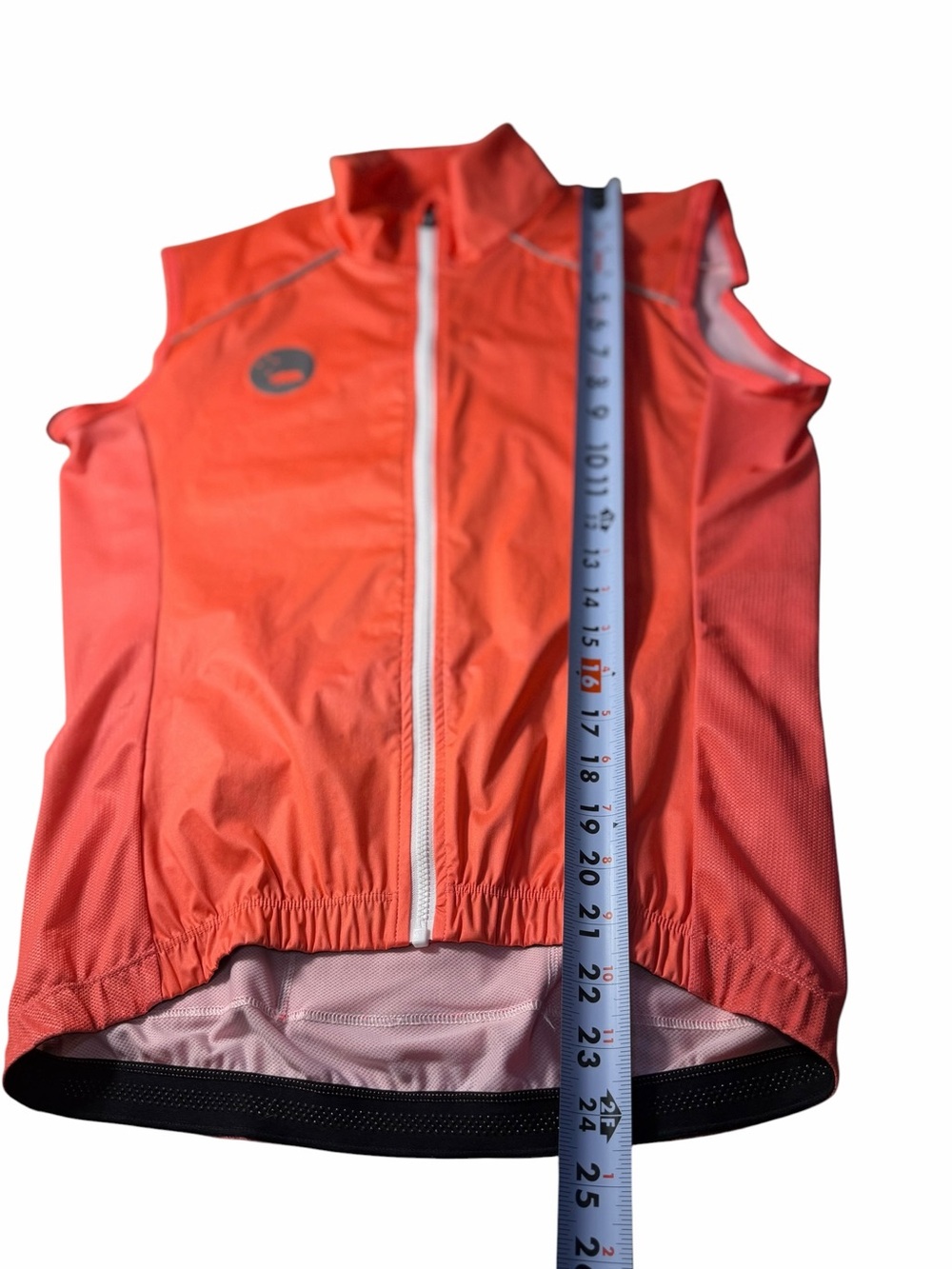 Wyn Republic UNISEX WINDSTOP GILET - SEE ME NOW size medium orange - Picture 13 of 16